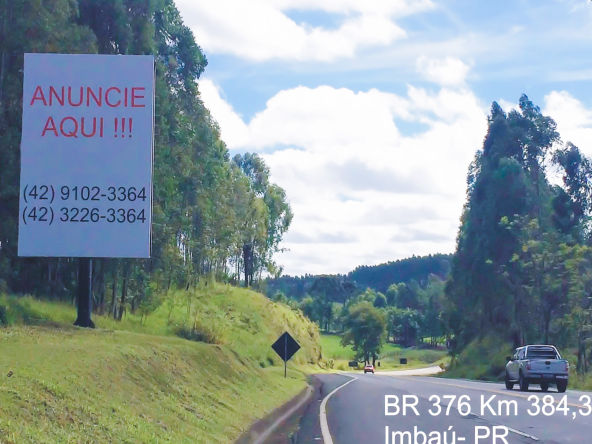 Painel BR 376 - KM 384,3